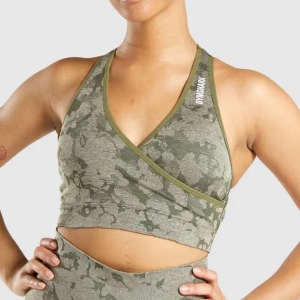 Gymshark Adapt Camo Seamless Sports Bra